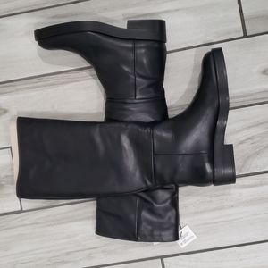 Zara leather boots.